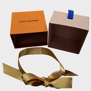 Louis Vuitton Orange and Gold Gift Wrap Set
